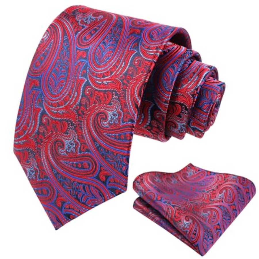 Mens Gradient Paisley Necktie  - Pocket Square Set recensione e prezzo