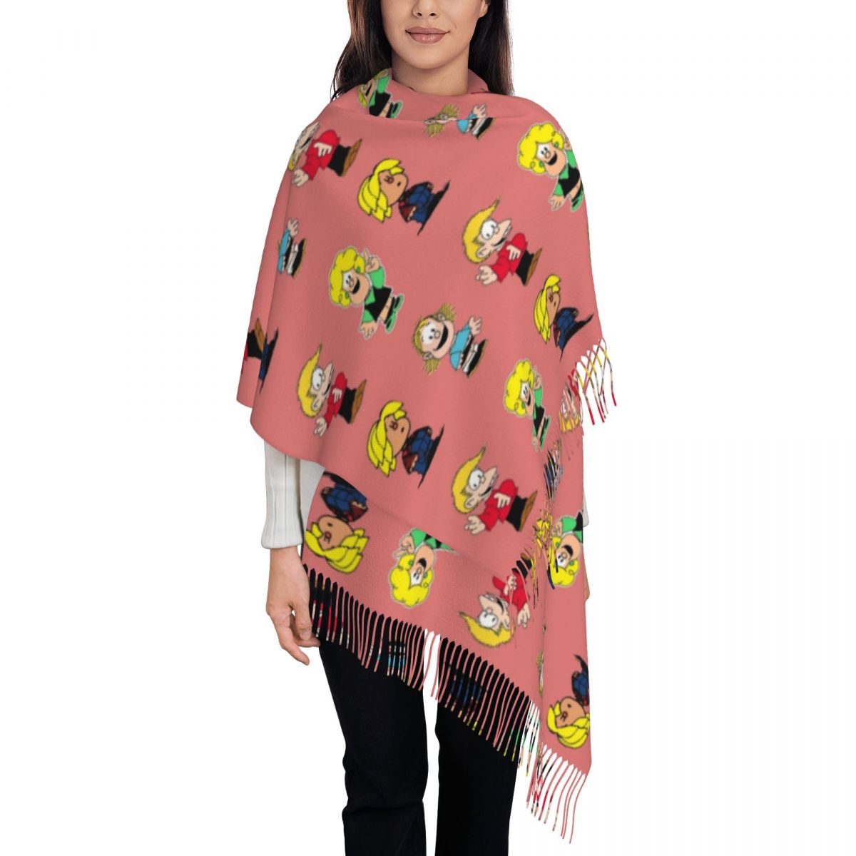 Womens Tassel Scarf Mafaldas C - Pashmina Wrap Large recensione e prezzo