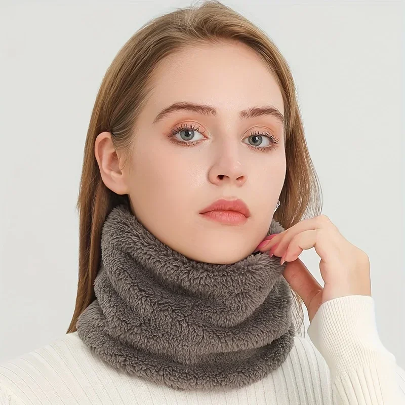 Windproof Plush Infinity Scarf - Infinity Scarf Knit recensione e prezzo