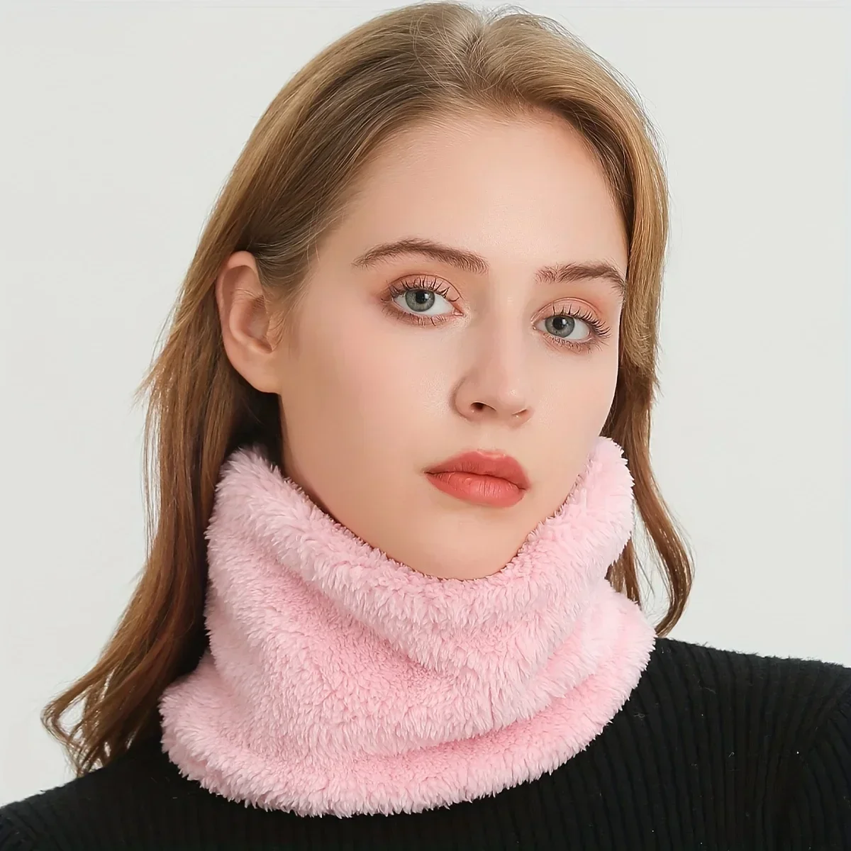 Windproof Plush Infinity Scarf - Infinity Scarf Knit recensione e prezzo