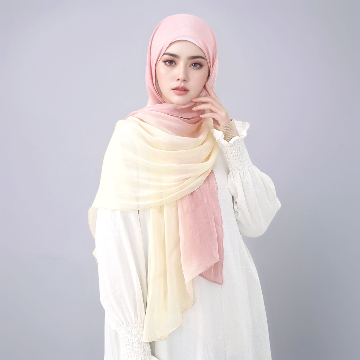 Gradient Twinkle Silk Hijab Sc - Head Wrap Turban recensione e prezzo