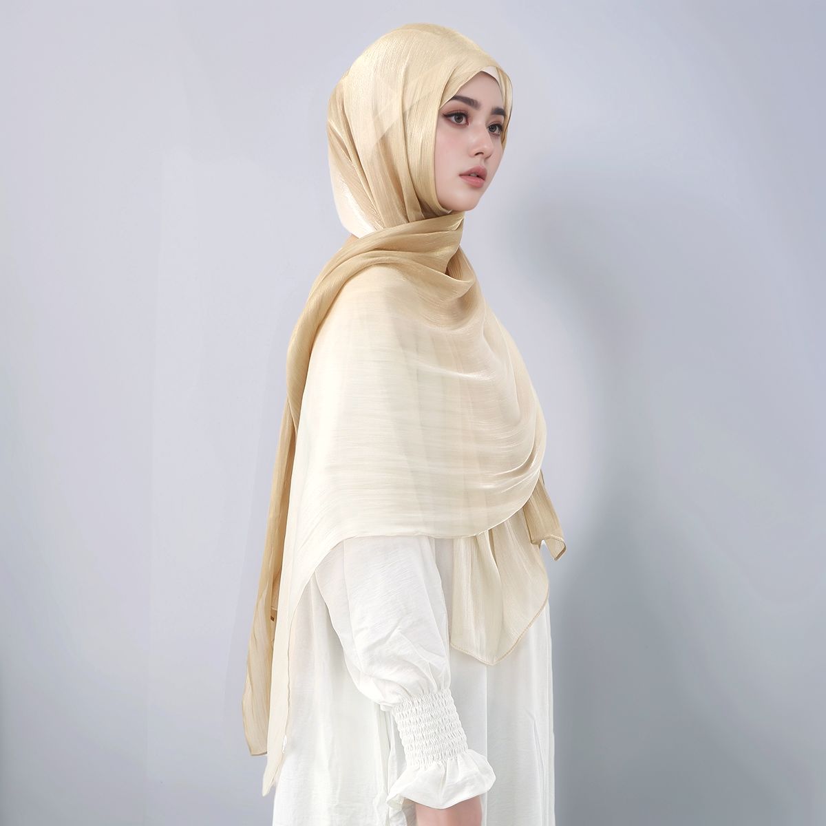 Gradient Twinkle Silk Hijab Sc - Head Wrap Turban recensione e prezzo