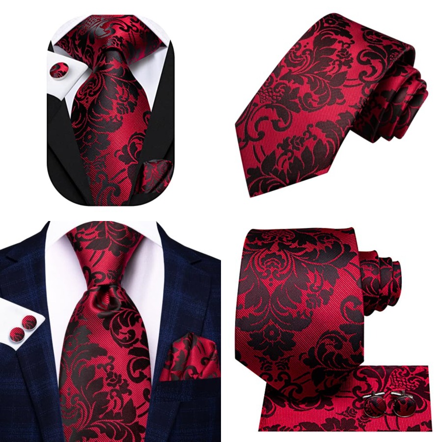 Silk Ties for Men Plaid Paisle - Pocket Square Set recensione e prezzo