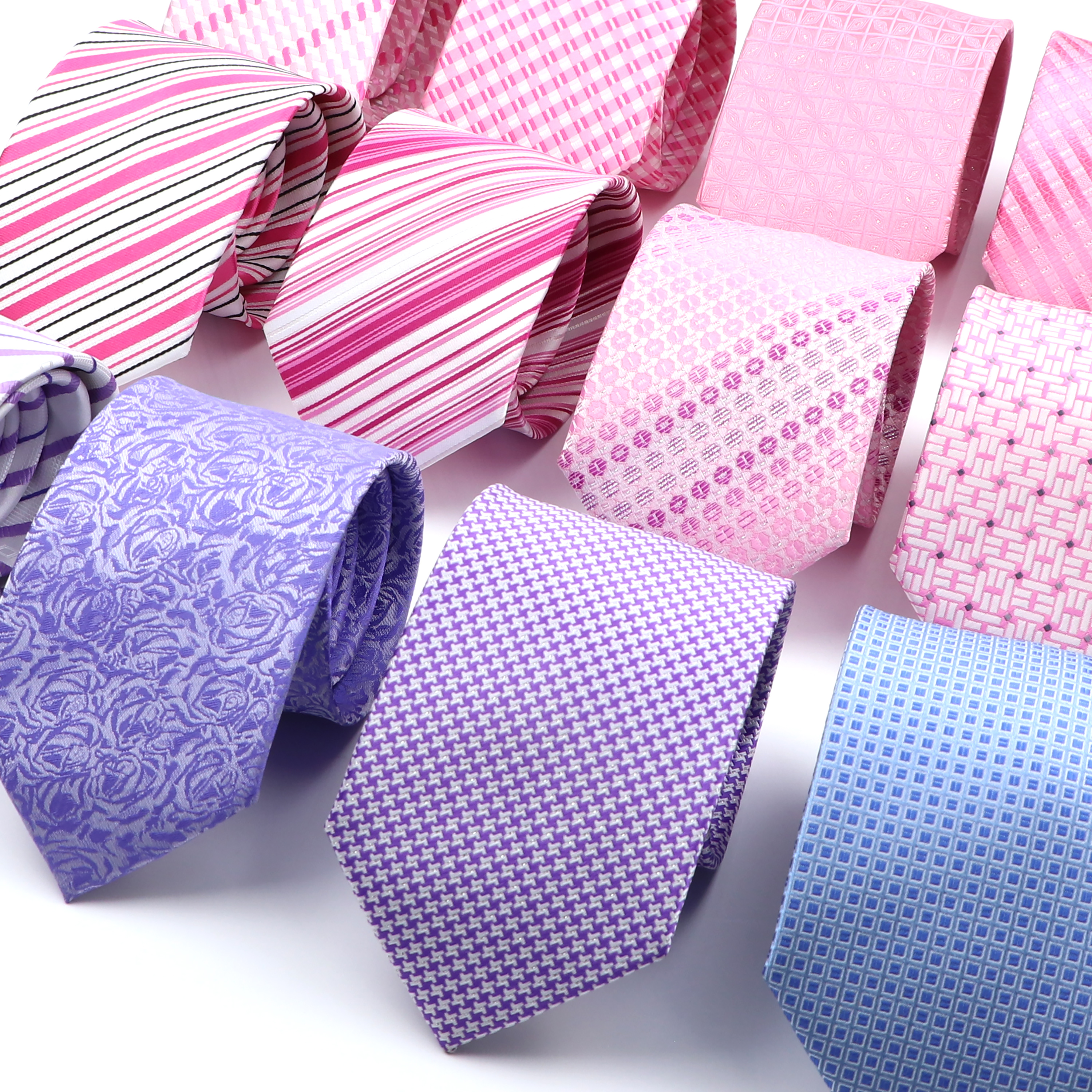 New Bright Pink Men Ties Class - Skinny Tie Men recensione e prezzo