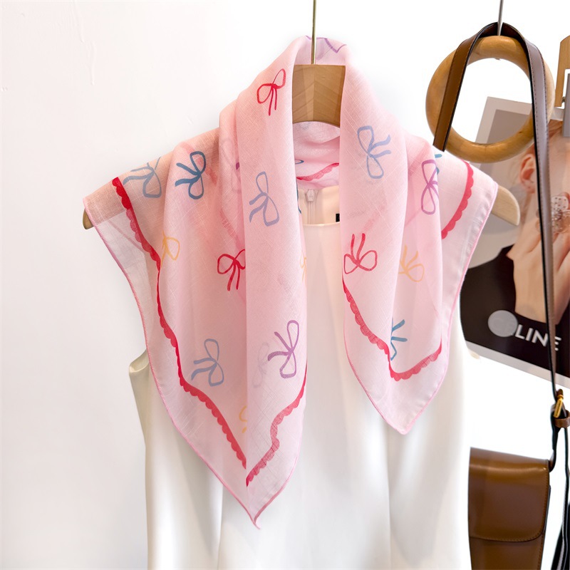 50cm Cotton Linen Square Scarf - Bandana Cotton recensione e prezzo