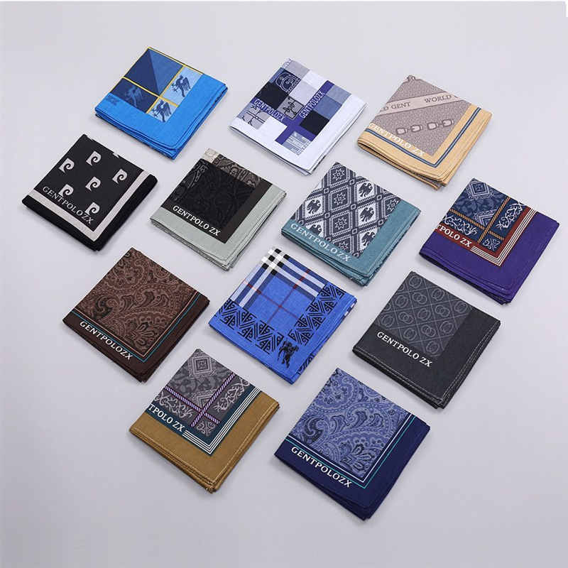 3Pcs Men's Pure Cotton Printed - Handkerchief Cotton Men recensione e prezzo