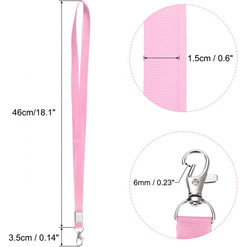 Neck Lanyards, Flat Strap Lany - Lanyard Badge Holder recensione e prezzo