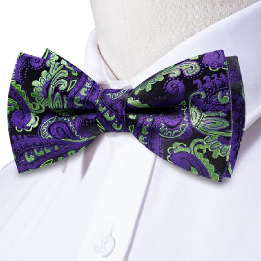 Mens Paisley Striped Bowtie Se - Bow Tie Pre Tied recensione e prezzo