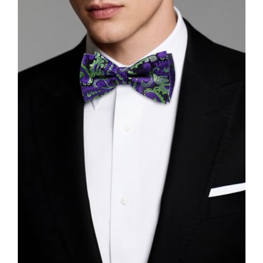 Mens Paisley Striped Bowtie Se - Bow Tie Pre Tied recensione e prezzo