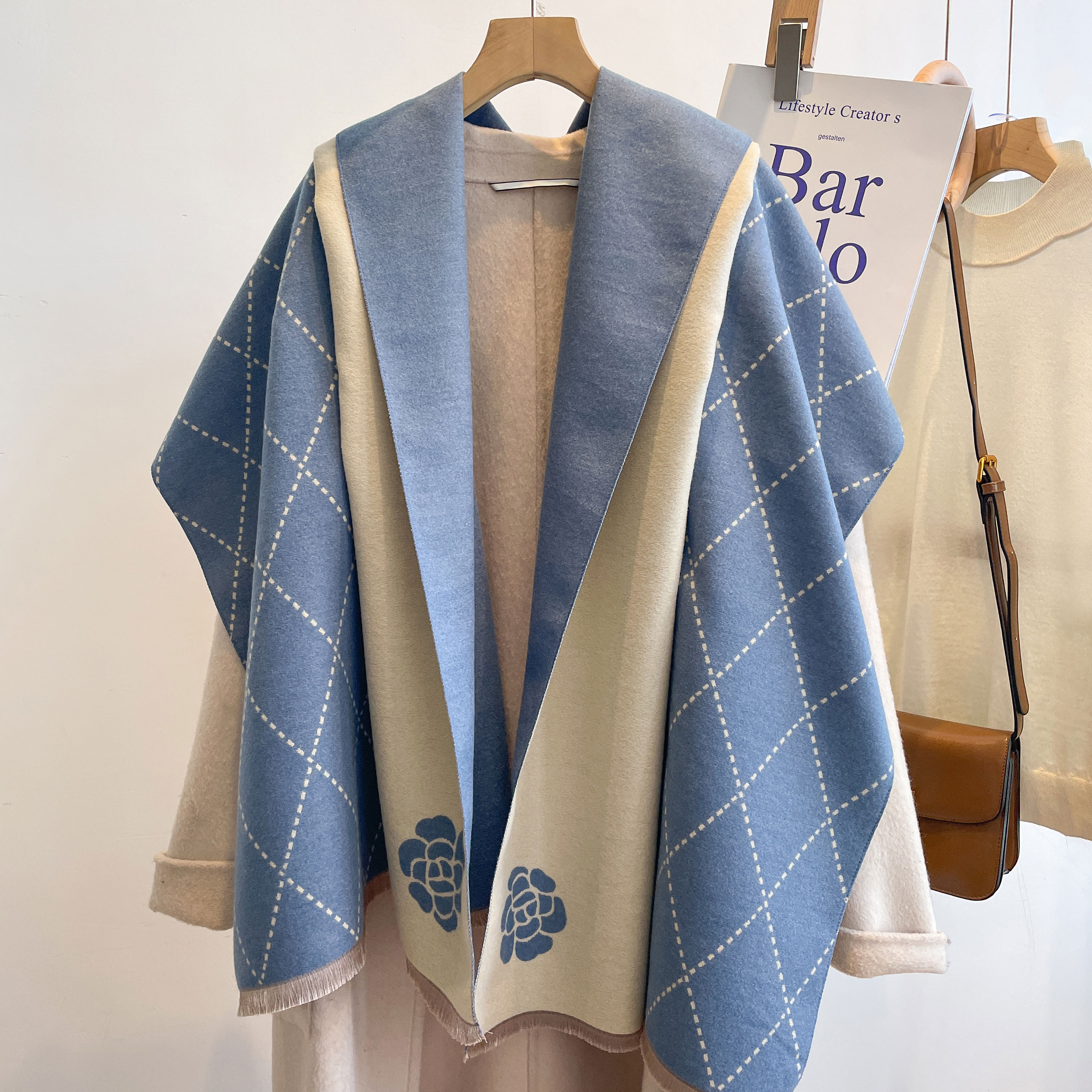 2023 Designer Cashmere Scarf W - Woven Scarf Blanket recensione e prezzo