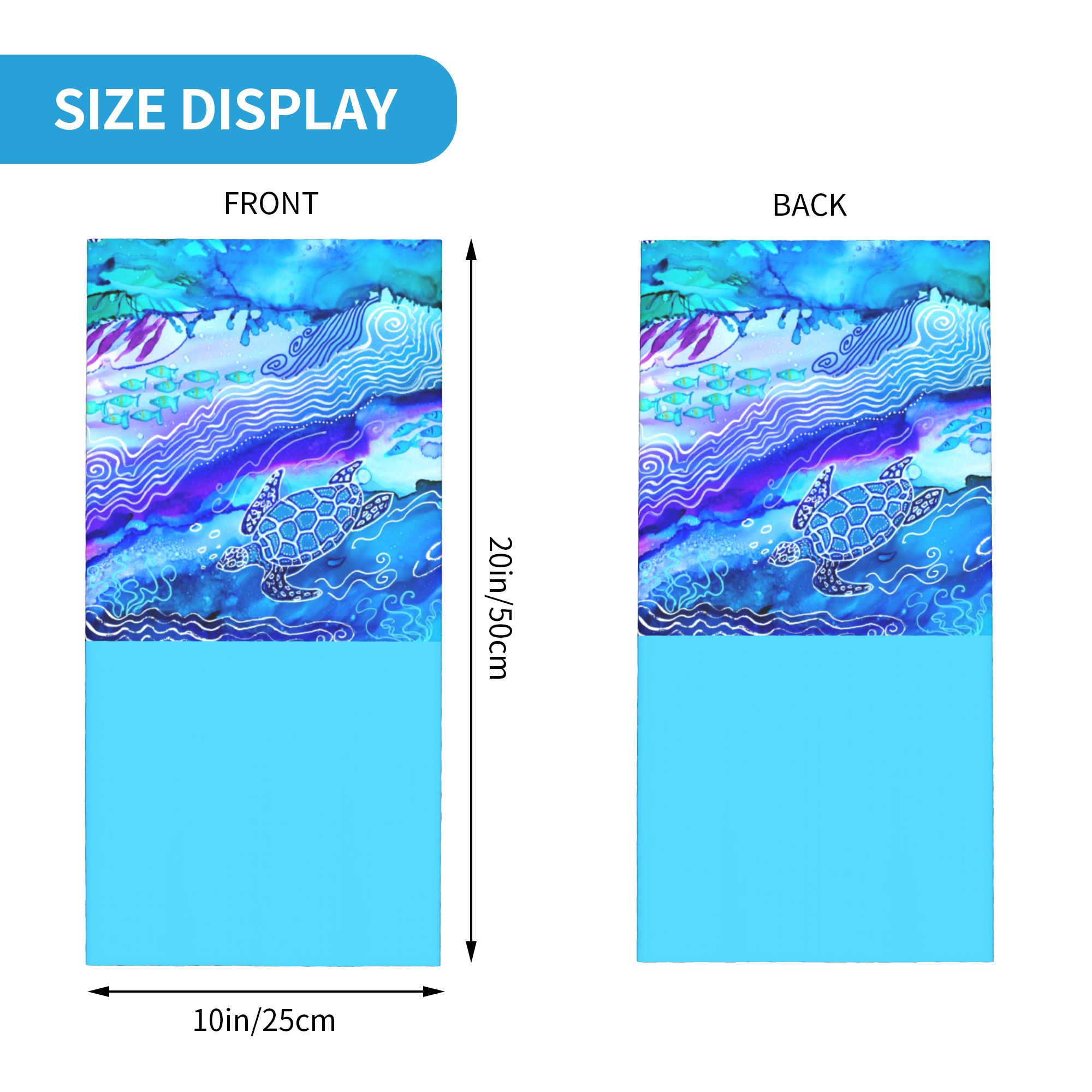 Custom Ocean Turtle Dive Winte - Neck Warmer Tube recensione e prezzo