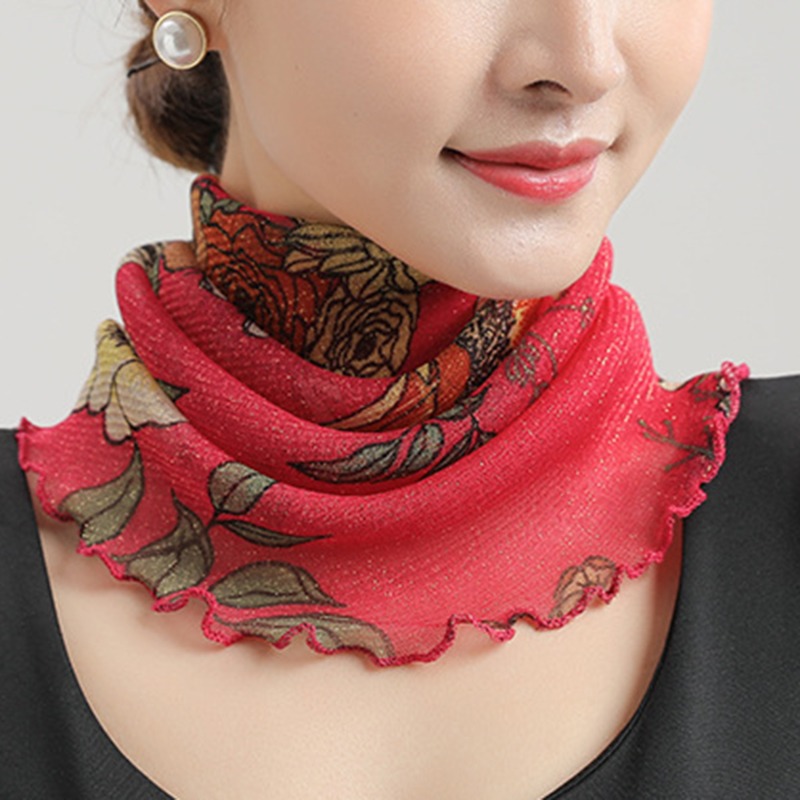 Spring Summer Chiffon Neck Col - Silk Neck Scarf recensione e prezzo