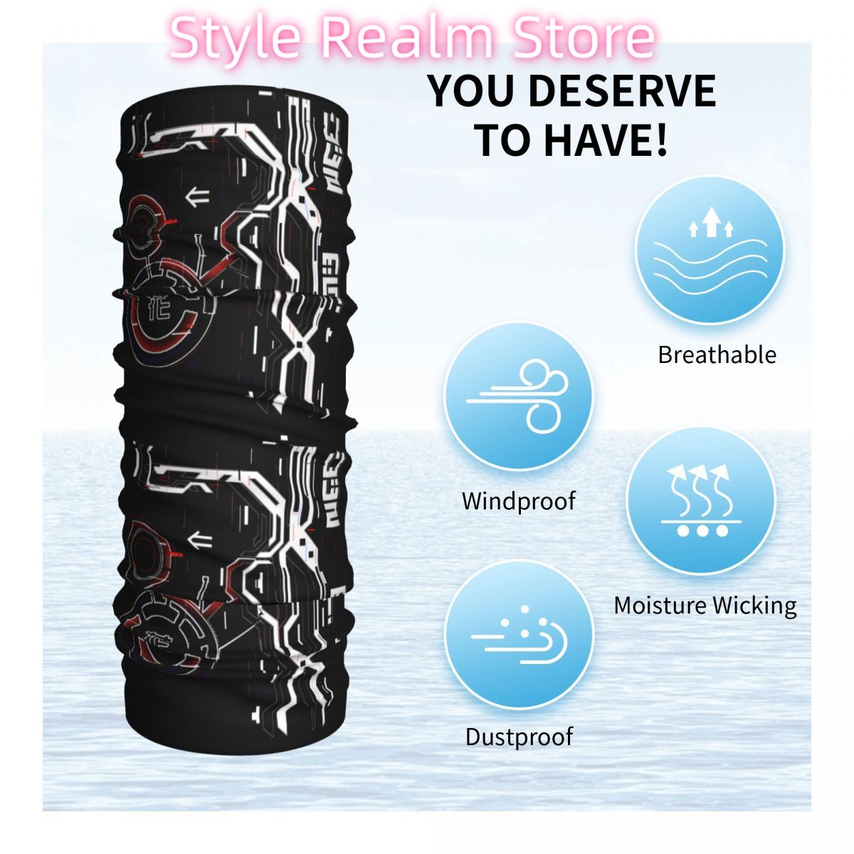 Custom Japanese Tokyo Flower T - Neck Warmer Tube recensione e prezzo
