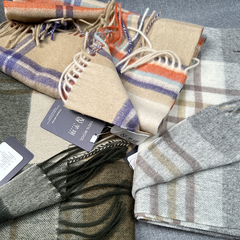 High Quality 100% Wool Scarf W - Muffler Men Wool recensione e prezzo