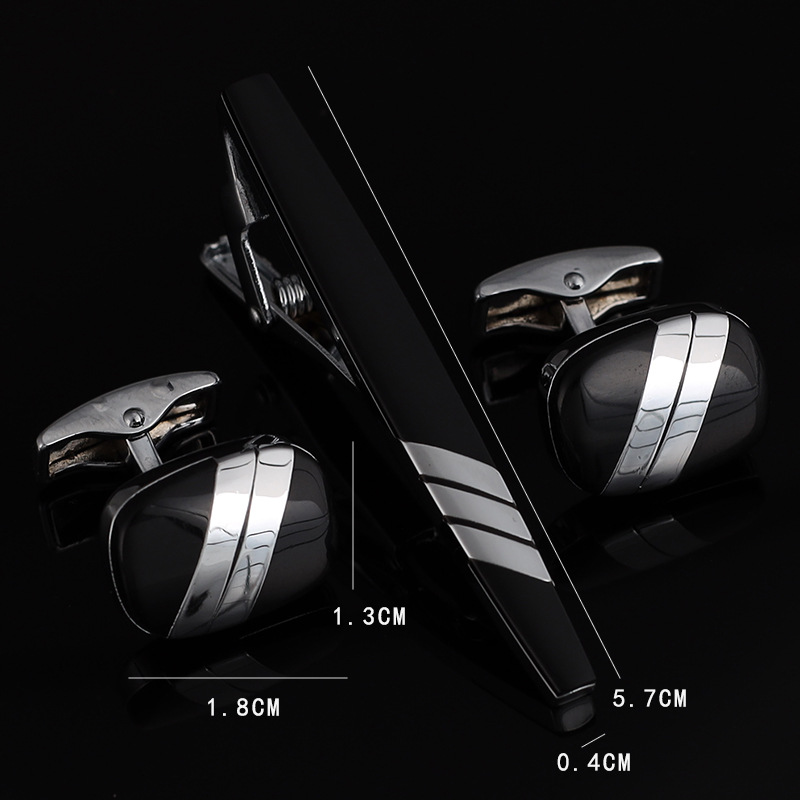Mens Ties Clip Cufflinks Set S - Tie Bar Set Gift recensione e prezzo