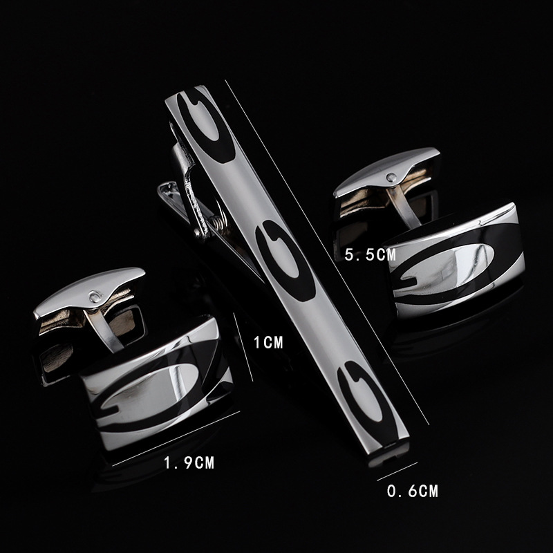 Mens Ties Clip Cufflinks Set S - Tie Bar Set Gift recensione e prezzo