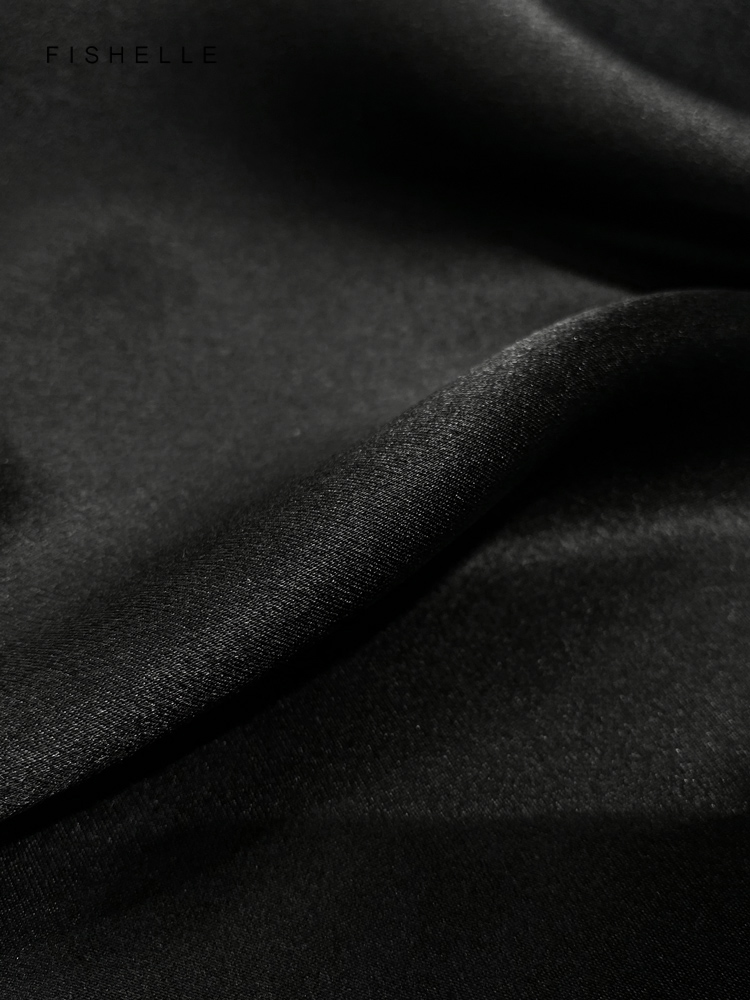 Solid color black pure silk sc - Silk Neck Scarf recensione e prezzo