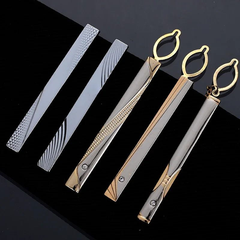 Men Metal Simple Necktie Buckl - Tie Clip Silver recensione e prezzo
