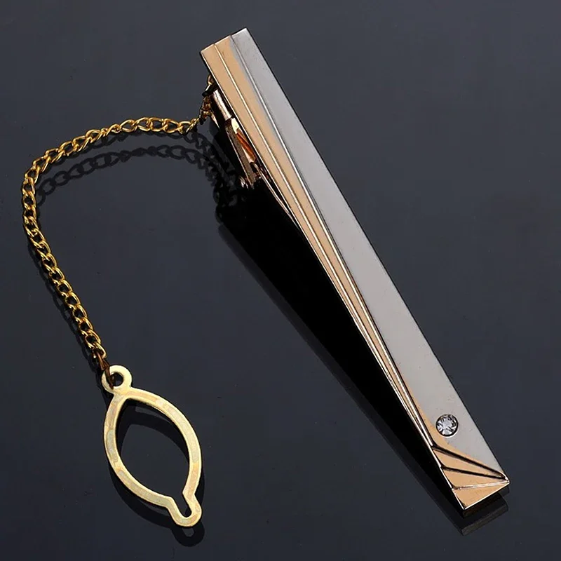 Men Metal Simple Necktie Buckl - Tie Clip Silver recensione e prezzo