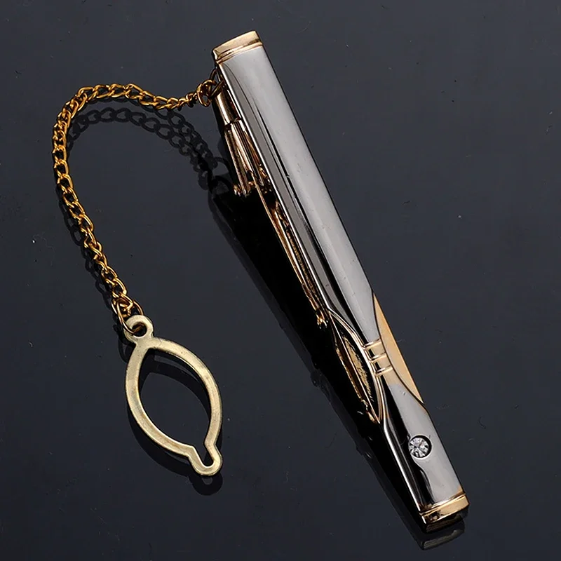 Men Metal Simple Necktie Buckl - Tie Clip Silver recensione e prezzo