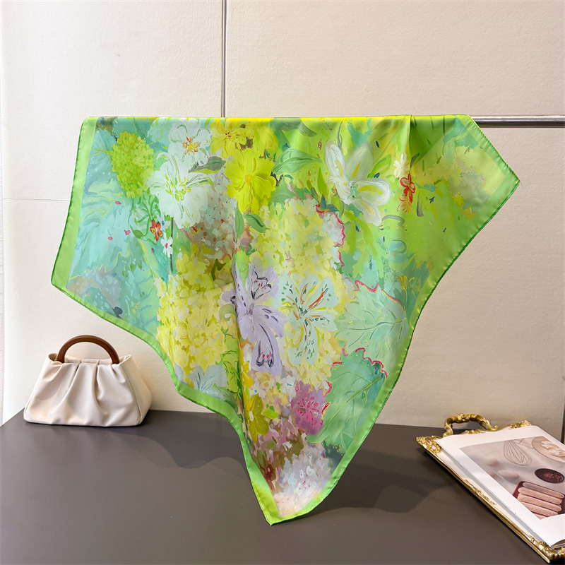 70*70cm Square Silk Scarf for  - Silk Neck Scarf recensione e prezzo