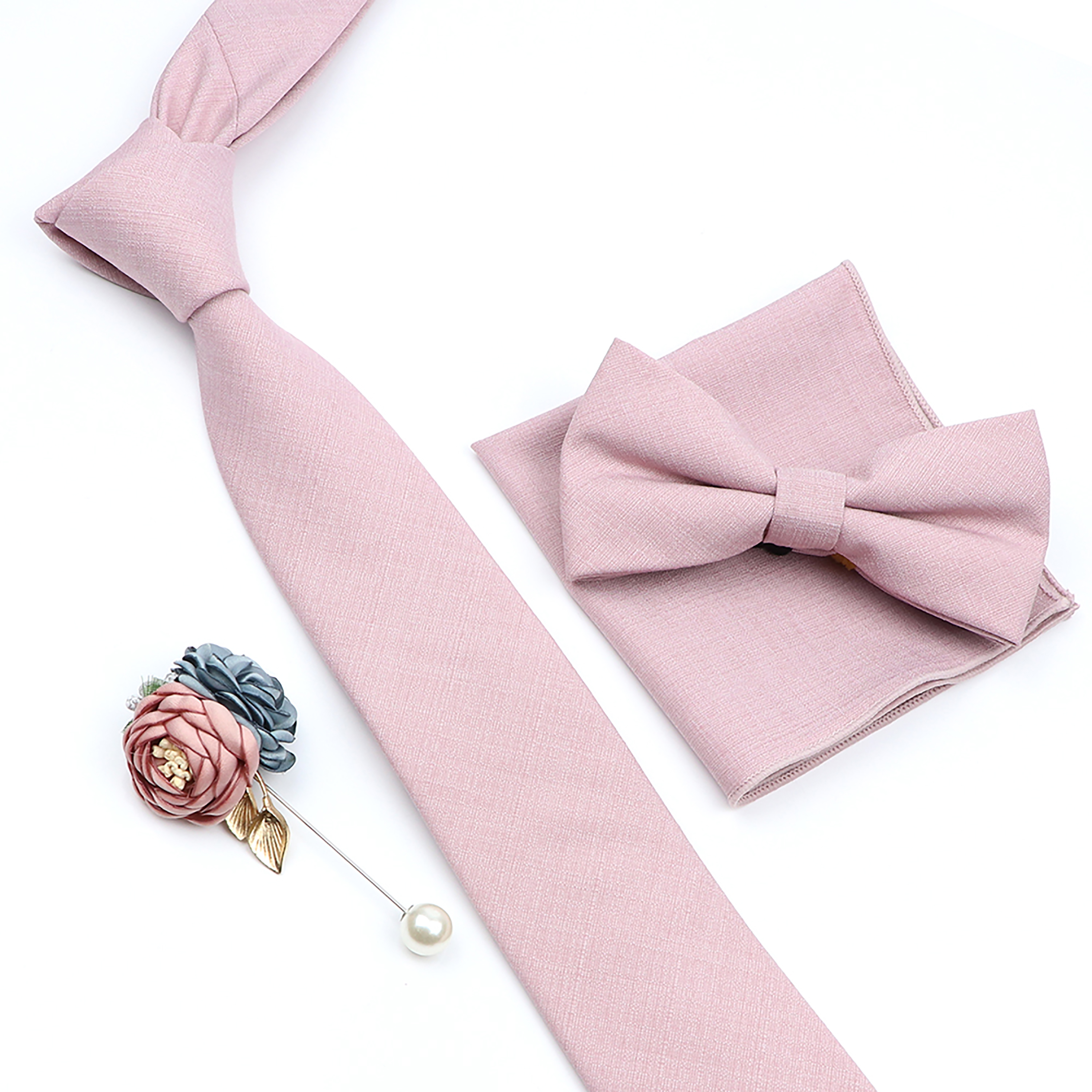 Beautiful Solid Color Tie Broo - Skinny Tie Men recensione e prezzo