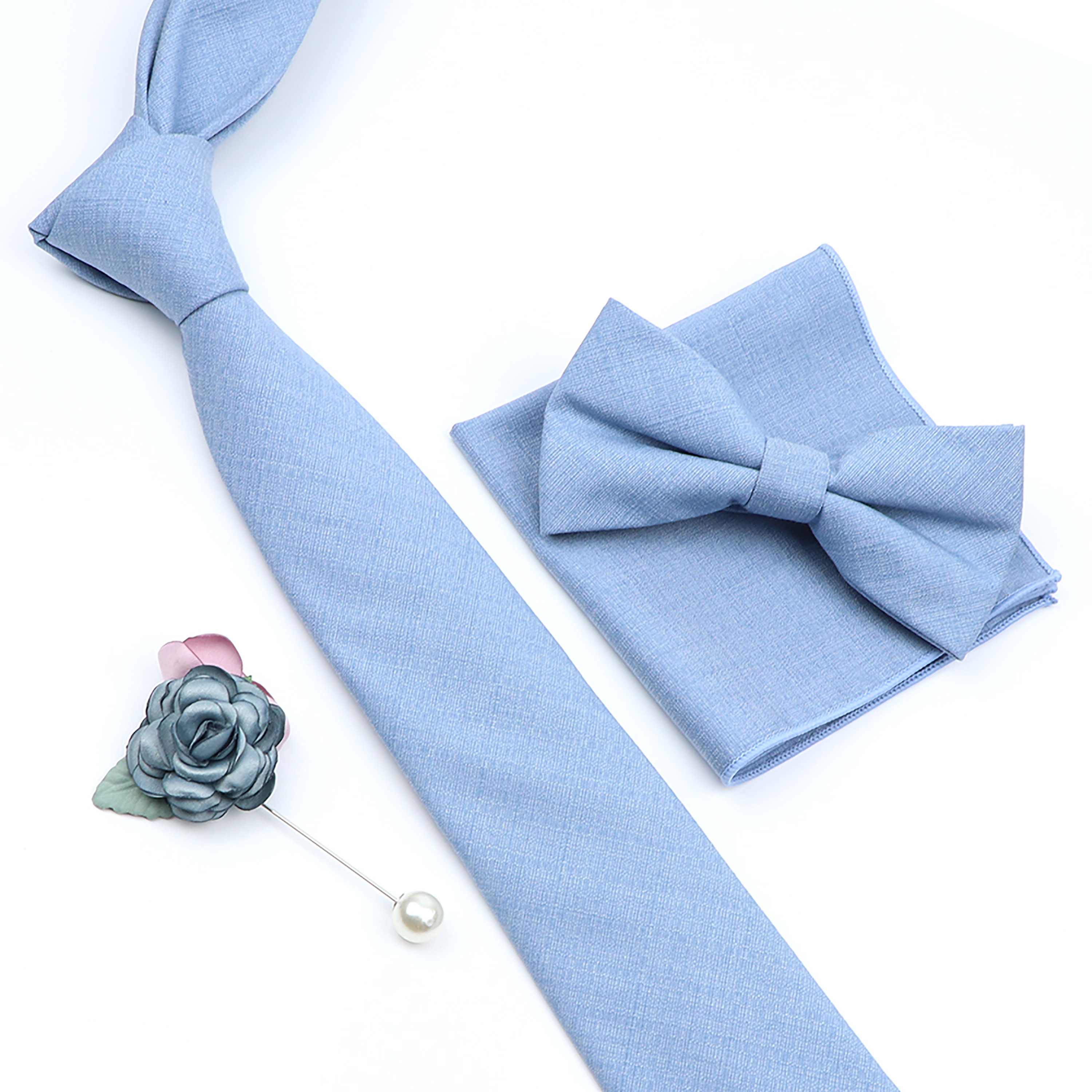 Beautiful Solid Color Tie Broo - Skinny Tie Men recensione e prezzo