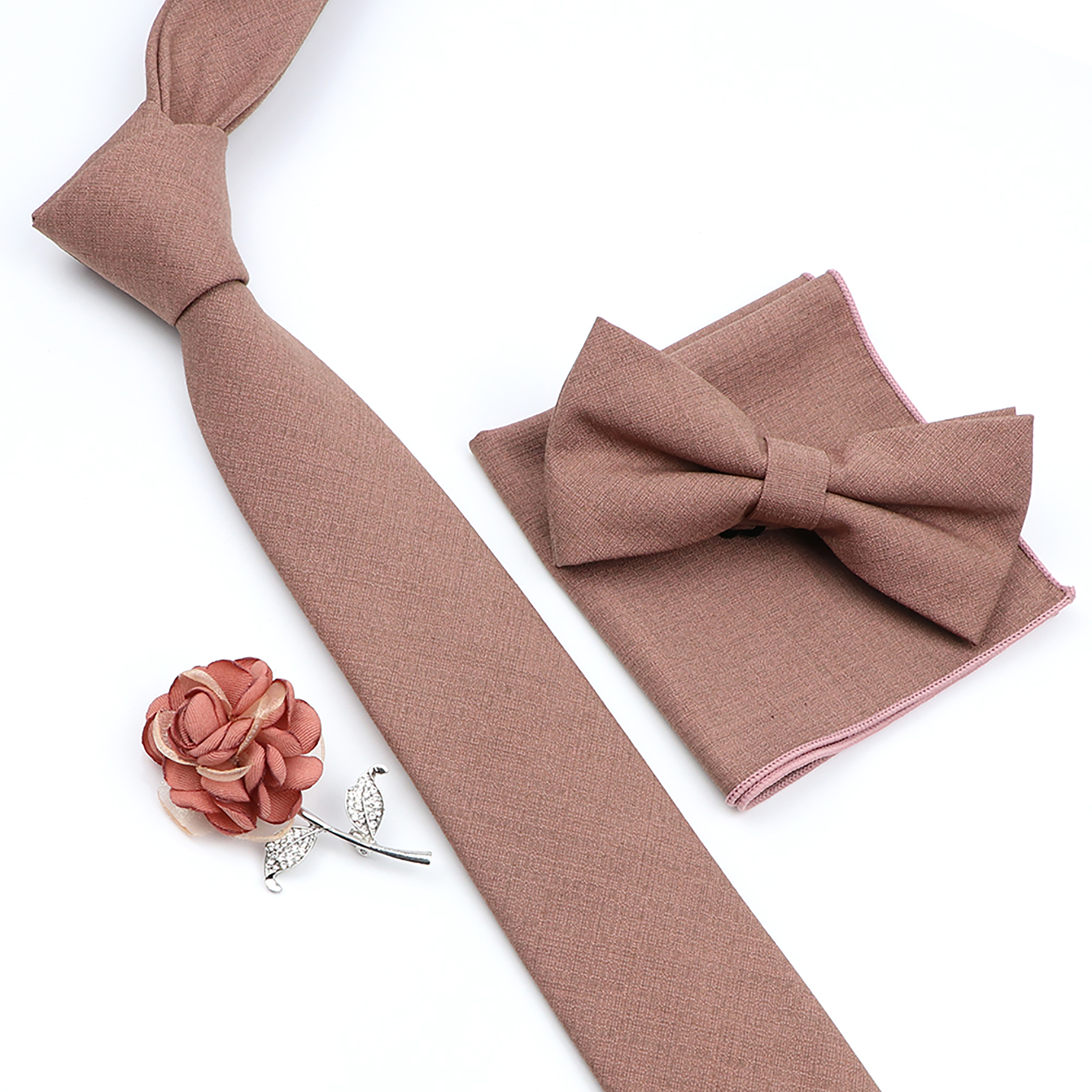 Beautiful Solid Color Tie Broo - Skinny Tie Men recensione e prezzo