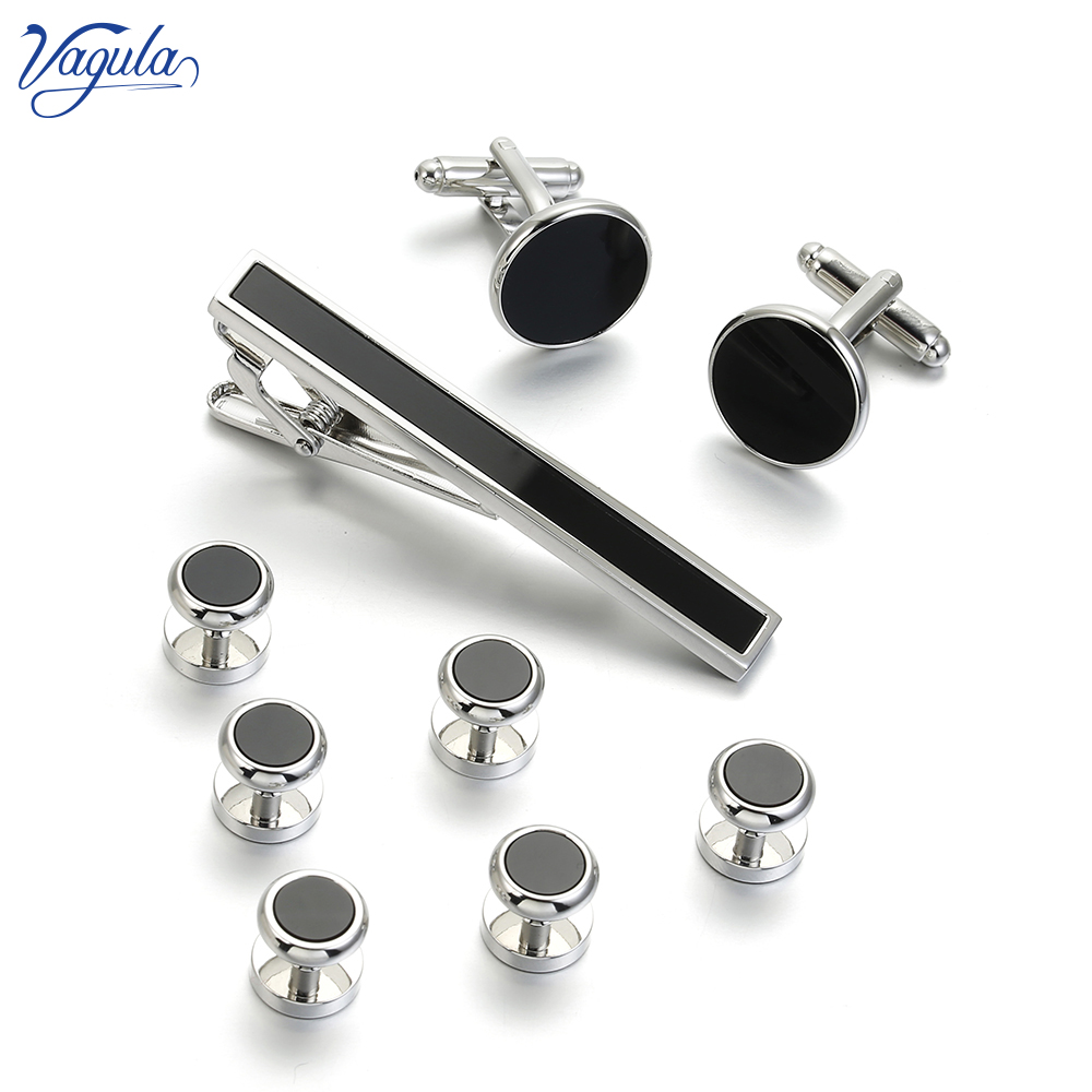 VAGULA 9 PCS Tie bar Cuff link - Tie Bar Set Gift recensione e prezzo
