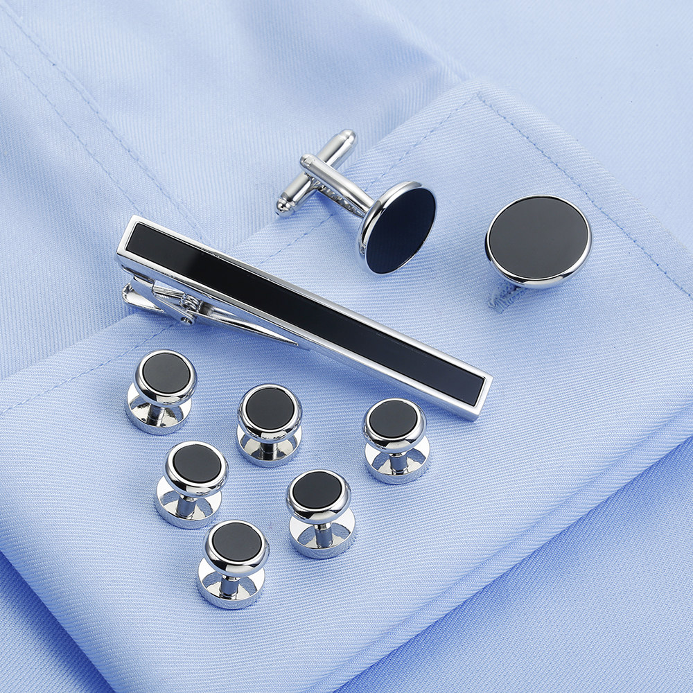 VAGULA 9 PCS Tie bar Cuff link - Tie Bar Set Gift recensione e prezzo