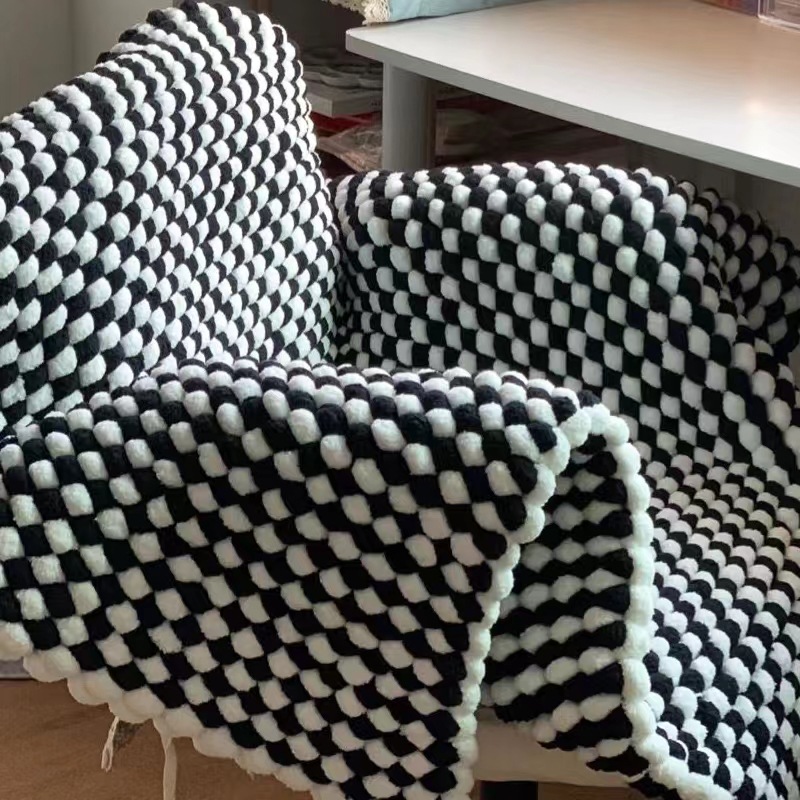 130G/Roll Pompom Yarn Mixed Co - Woven Scarf Blanket recensione e prezzo