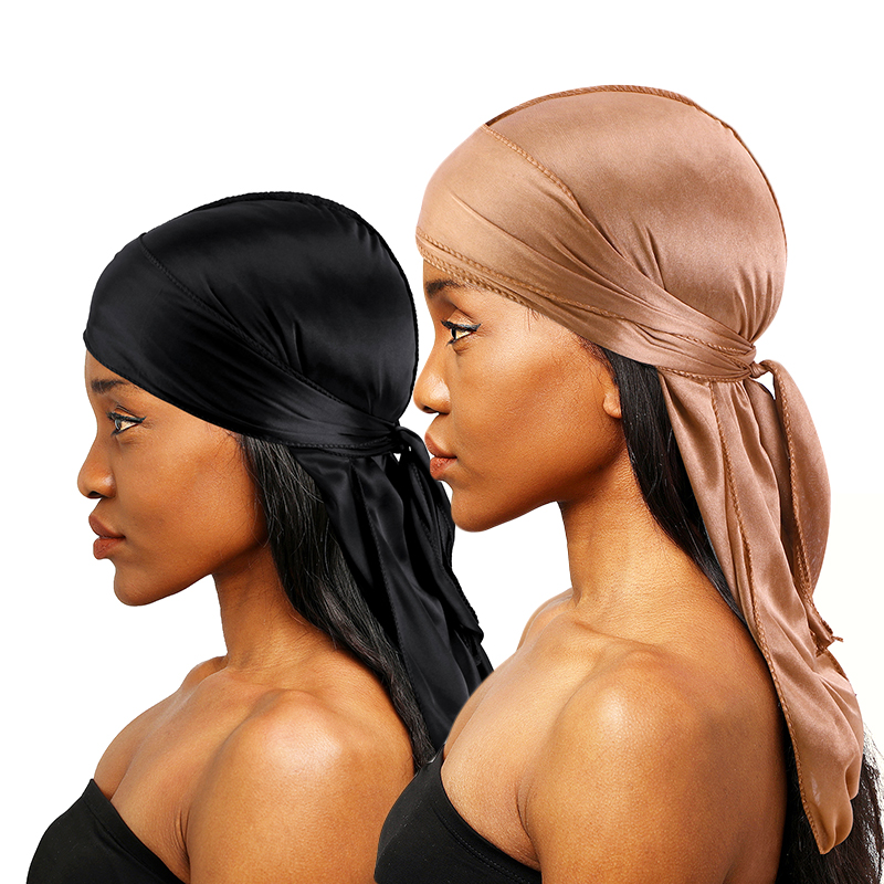 2 pcs Silky Satin Durags for M - Bandana Doo Rag recensione e prezzo