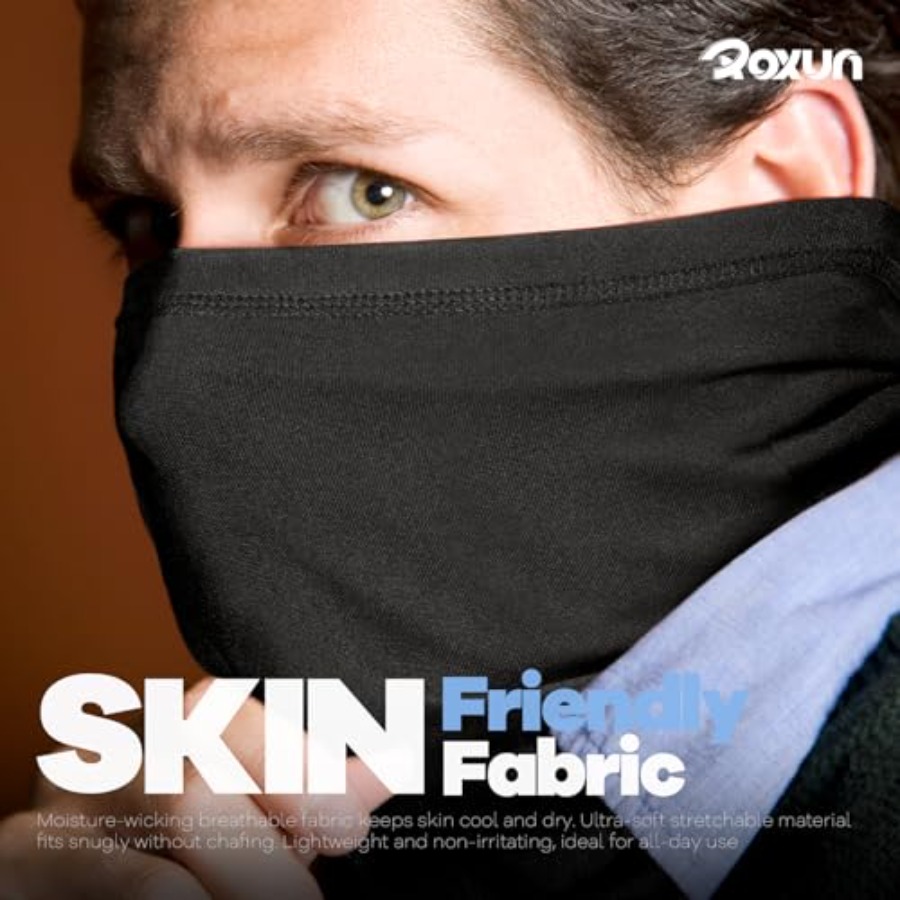 ROXUN 4 Pack Neck Gaiter, Cool - Face Scarf Mask recensione e prezzo