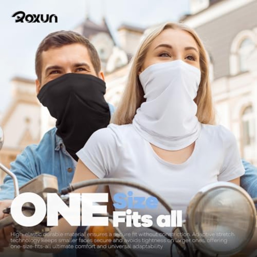 ROXUN 4 Pack Neck Gaiter, Cool - Face Scarf Mask recensione e prezzo
