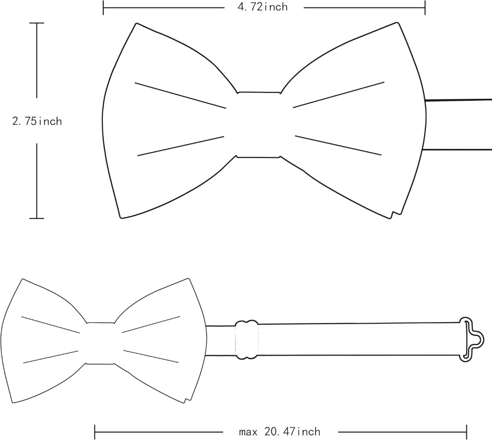 Solid Color Pre-tied Bow Tie Q - Bow Tie Pre Tied recensione e prezzo