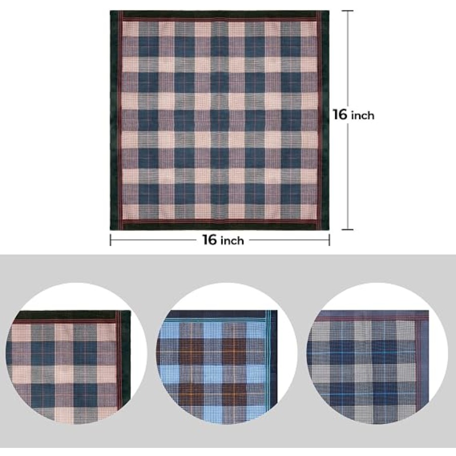 Handkerchiefs for Men, 12PCS 1 - Handkerchief Cotton Men recensione e prezzo