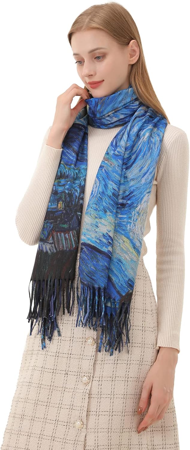 Star Sky Vintage Oil Painting  - Pashmina Wrap Large recensione e prezzo