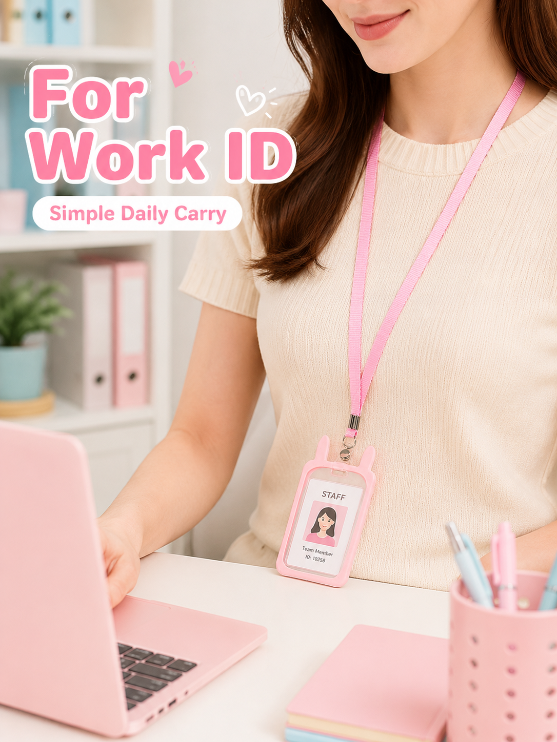 Cute Cartoon Transparent ID Ba - Lanyard Badge Holder recensione e prezzo