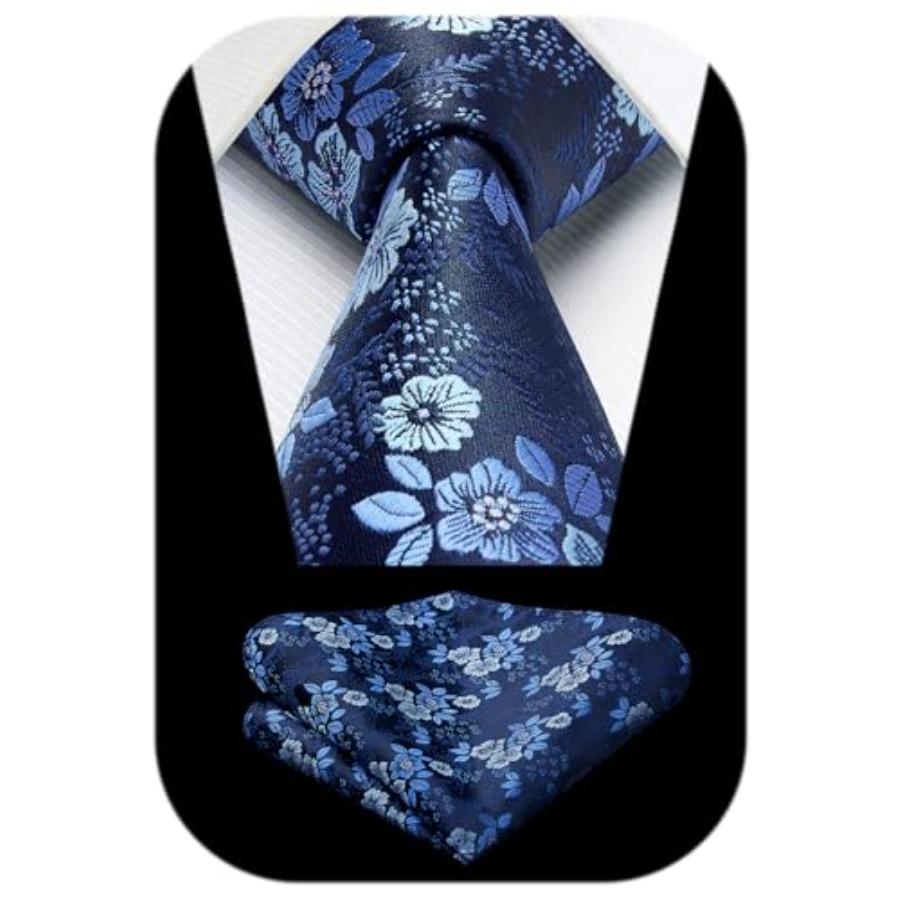 Extra Long Ties for Men Classi - Pocket Square Set recensione e prezzo