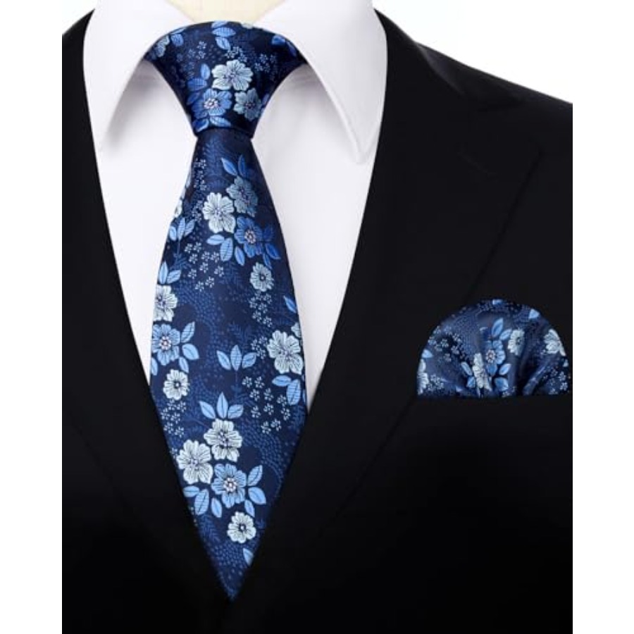 Extra Long Ties for Men Classi - Pocket Square Set recensione e prezzo