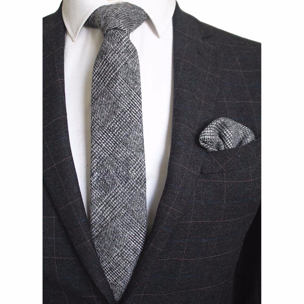 Ricnais 8cm Wool Necktie Solid - Handkerchief Cotton Men recensione e prezzo