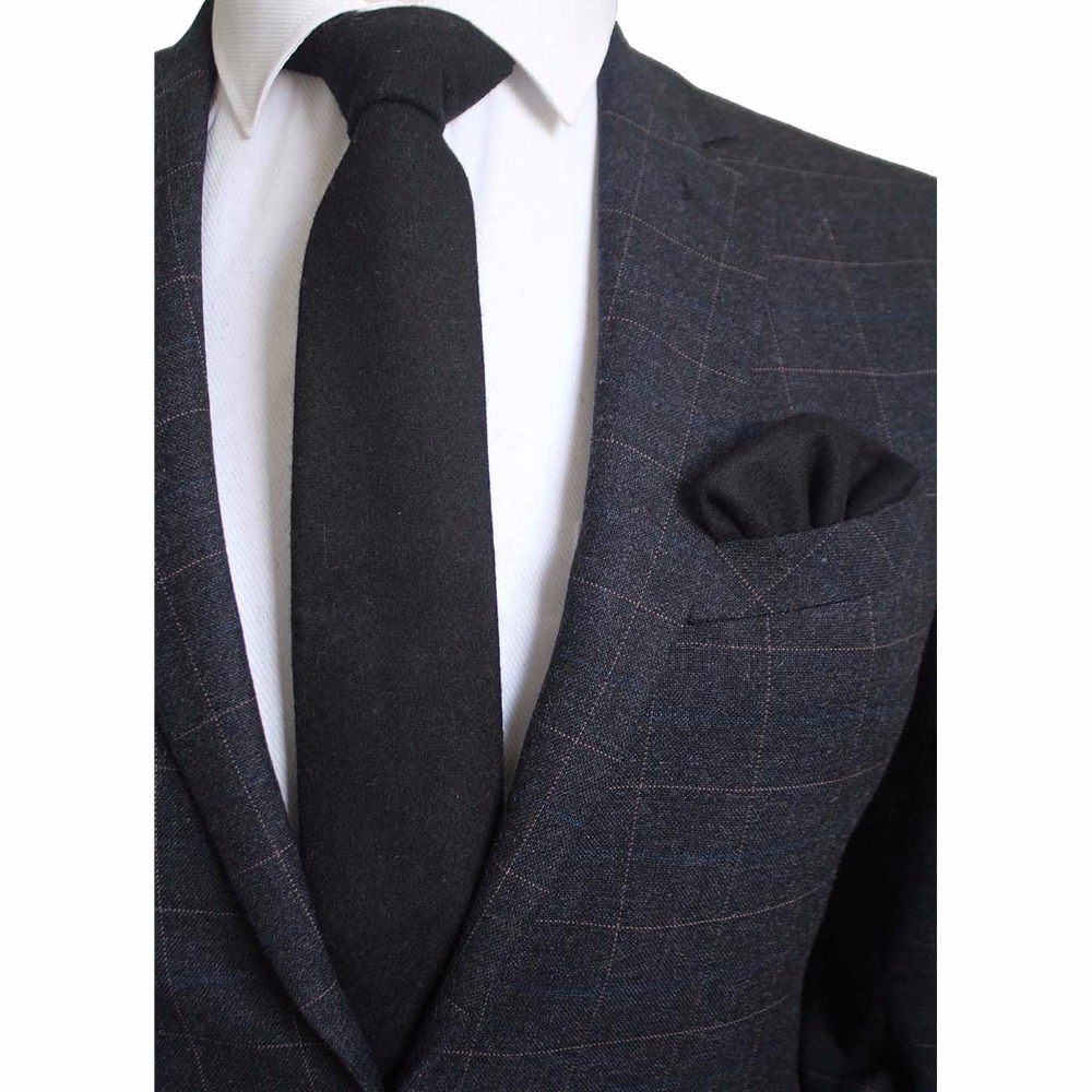 Ricnais 8cm Wool Necktie Solid - Handkerchief Cotton Men recensione e prezzo
