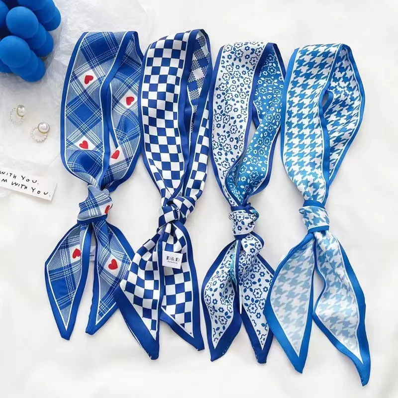 Klein blue silk scarf new chec - Silk Tie Striped recensione e prezzo