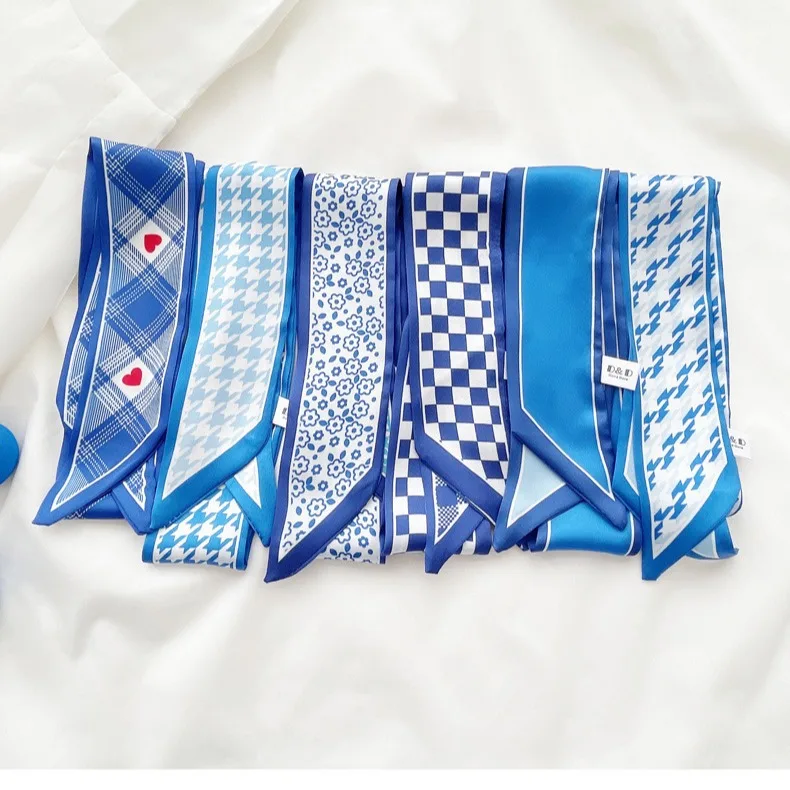 Klein blue silk scarf new chec - Silk Tie Striped recensione e prezzo