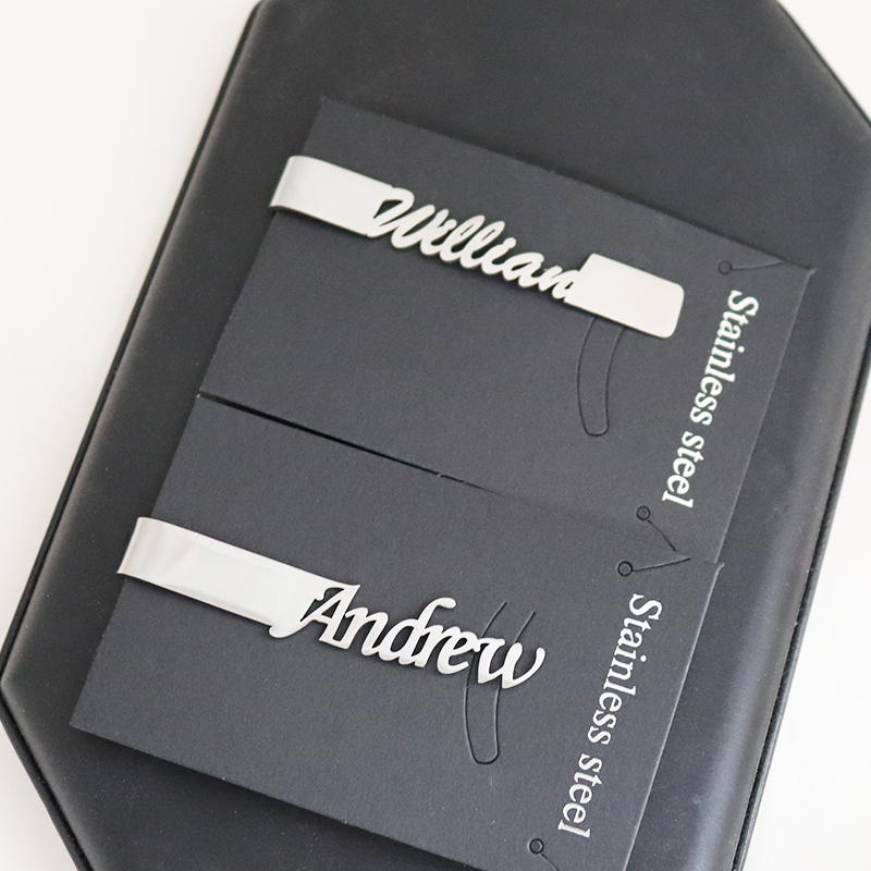 DIY Letter Name Pattern 4.8*0. - Tie Clip Silver recensione e prezzo