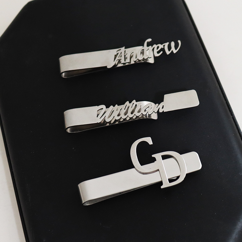 DIY Letter Name Pattern 4.8*0. - Tie Clip Silver recensione e prezzo