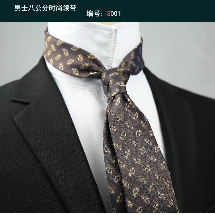 Linbaiway Business Floral Prin - Skinny Tie Men recensione e prezzo