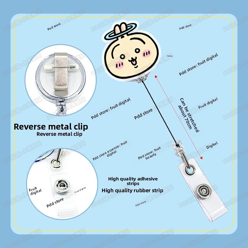 jiyi Retractable Badge Reel Ka - Lanyard Badge Holder recensione e prezzo