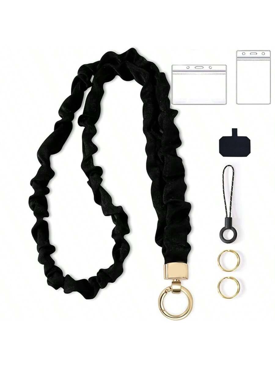 Stretchy Scrunchie Lanyard For - Lanyard Badge Holder recensione e prezzo