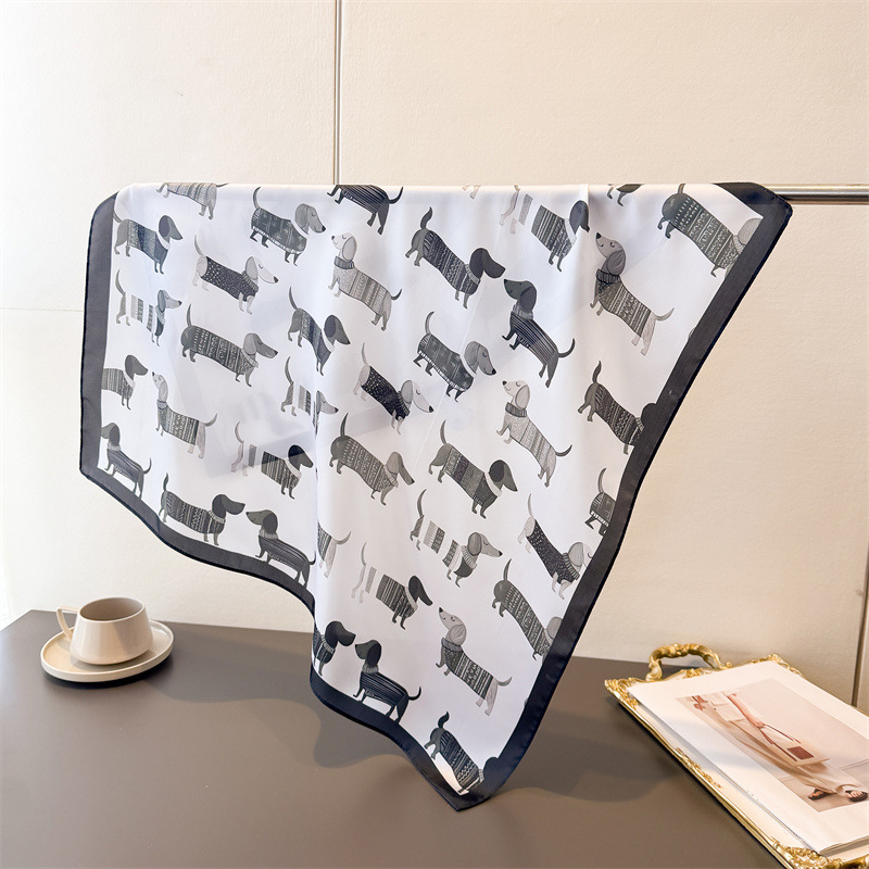 Ladies Cotton Dog Printed Squa - Bandana Cotton recensione e prezzo